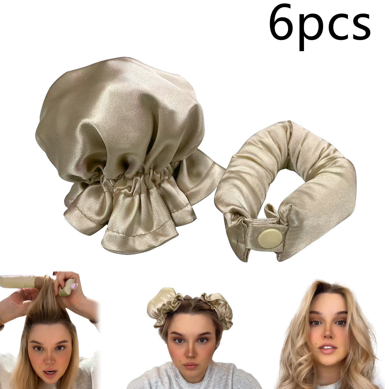 New Heatless Curl Stick With Cloth Cover Cute Ball Head Hair Curler Headband Hair Rollers Wave Form Curling Rod Hair Style Tools Gadgets New Heatless Curl Stick With Cloth Cover Cute Ball Head Hair Curler Headband Hair Rollers Wave Form Curling Rod Hair Style Tools Gadgets